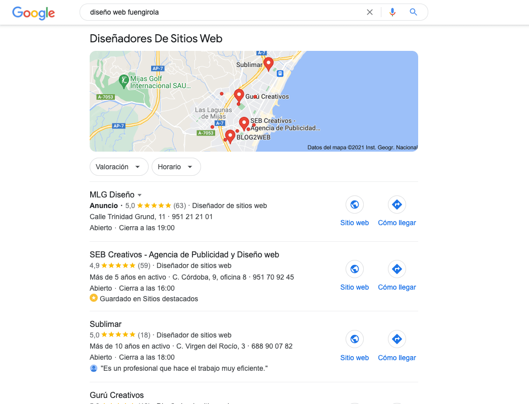 google my business