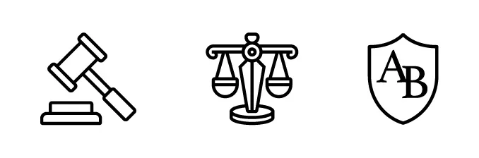 logotipo de justicia para siempre